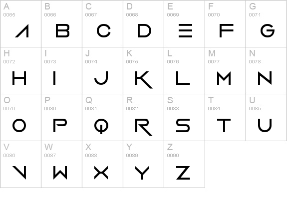 Vermin Vibes 2 uppercase A-Z preview