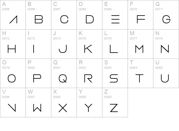 Vermin Vibes 2 White uppercase A-Z preview