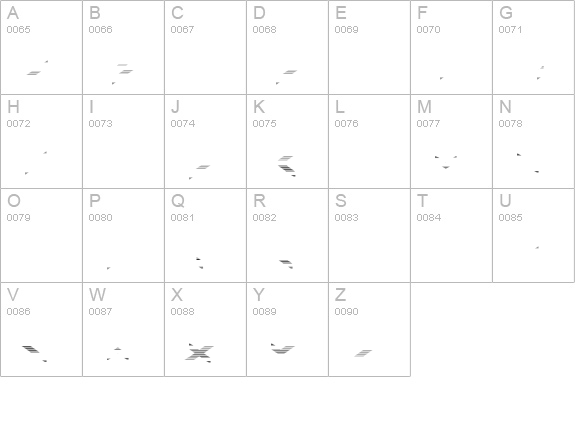 Vermin Vibes Out Of Ink Regular uppercase A-Z preview