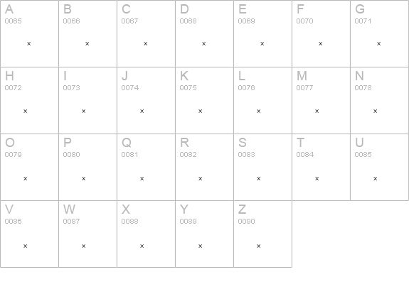 VeroneseBookTab uppercase A-Z preview