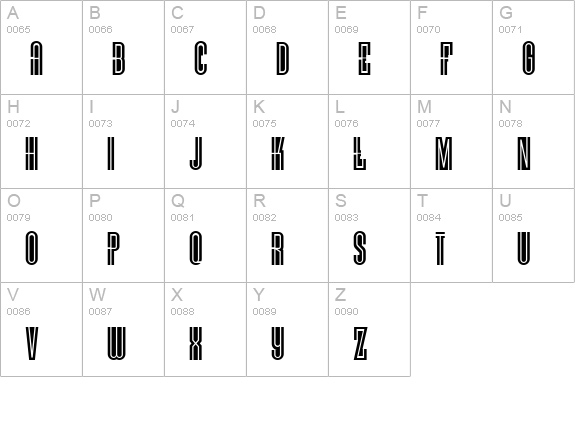 Vielle Varsovie NF uppercase A-Z preview