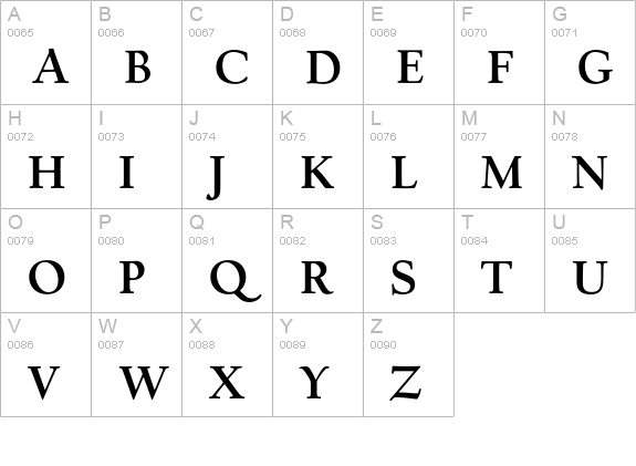 Village-Bold uppercase A-Z preview