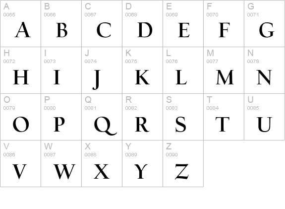 Village-BoldTitling uppercase A-Z preview