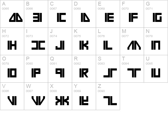 Vilmos Magyar uppercase A-Z preview