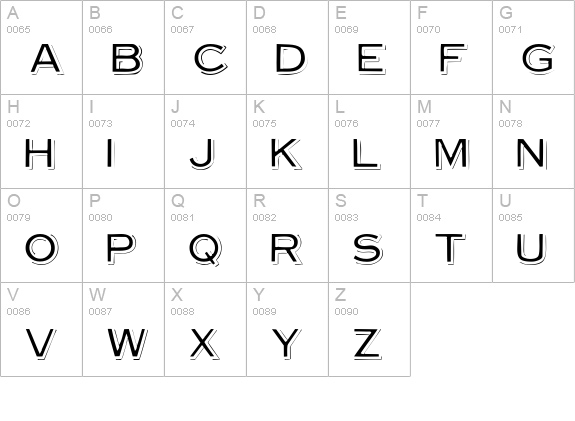 VinylCaps uppercase A-Z preview