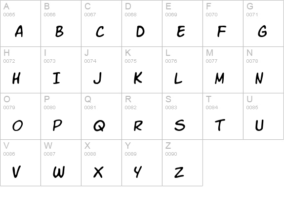 VTC Letterer Pro Regular uppercase A-Z preview