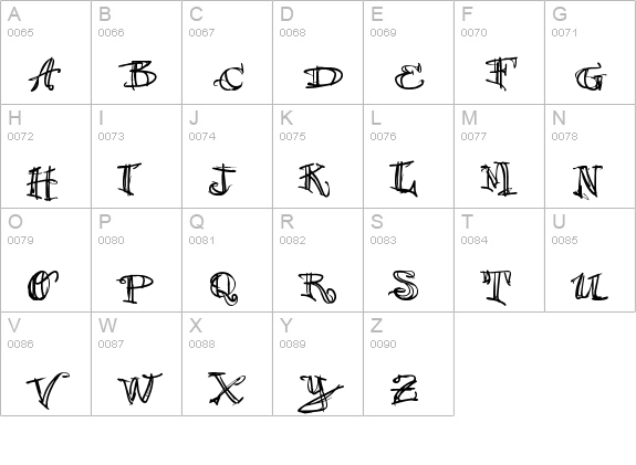 vtks 38 uppercase A-Z preview
