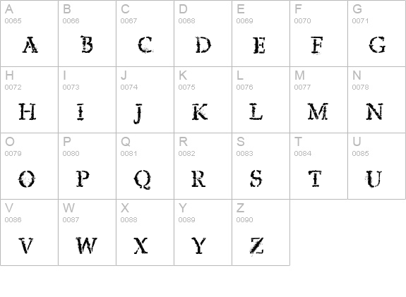 vtks expert uppercase A-Z preview