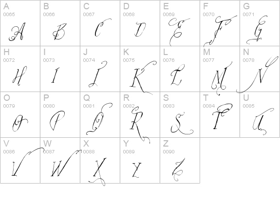 Vtks Pedra Azul uppercase A-Z preview