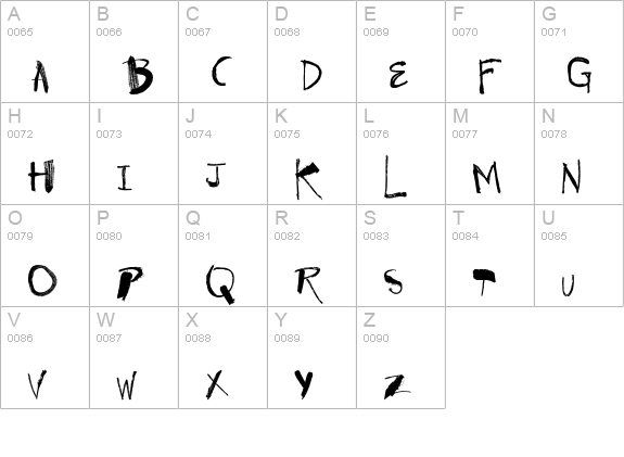 Vtks Propolis uppercase A-Z preview