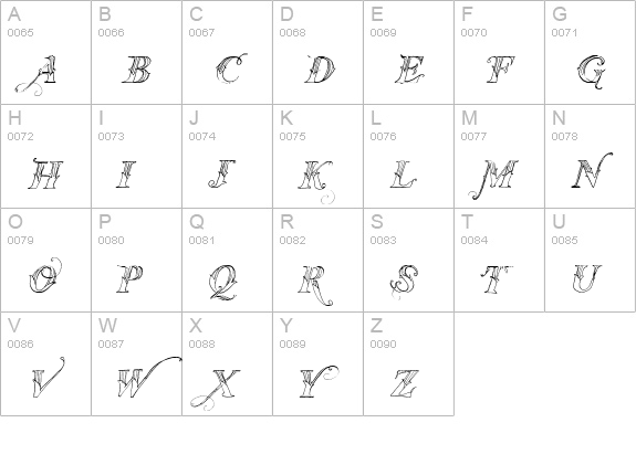 Vtks Thanks You uppercase A-Z preview