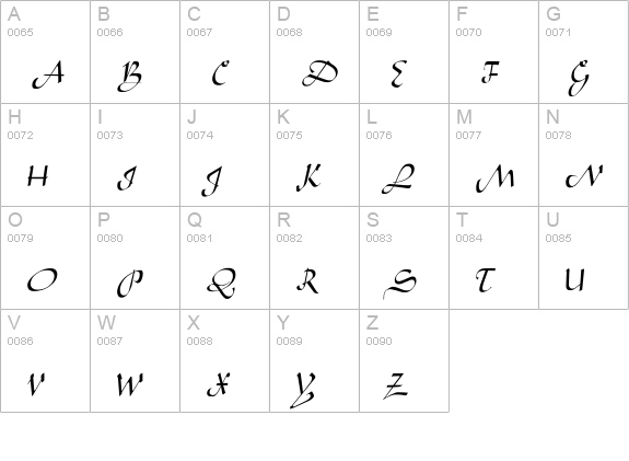 Wabolib-Normal uppercase A-Z preview