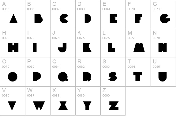 Wagner Silhouette NF uppercase A-Z preview