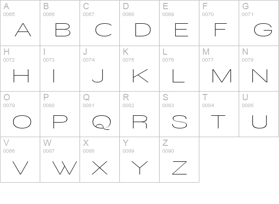 Walkway Upper Expand uppercase A-Z preview