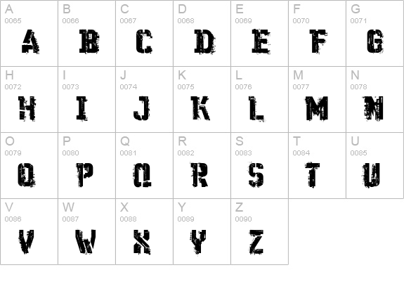 WC Wunderbach Mix Bta DemiBold uppercase A-Z preview