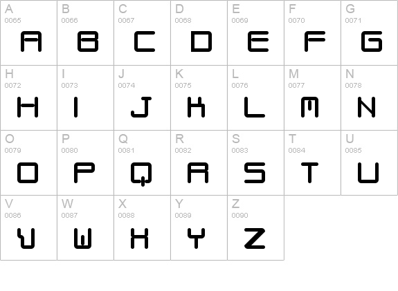 Weird Science NBP Regular uppercase A-Z preview