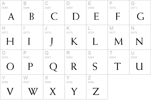 Weissman uppercase A-Z preview