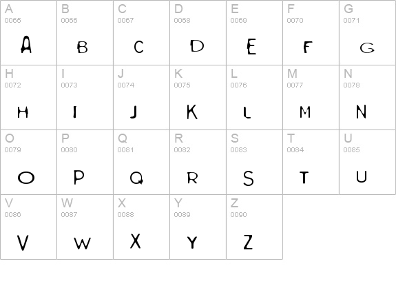 West point uppercase A-Z preview
