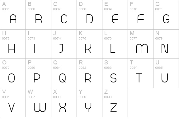 whola uppercase A-Z preview