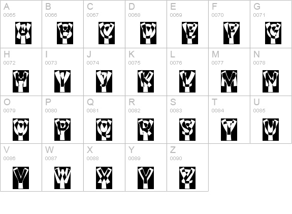 Why? uppercase A-Z preview