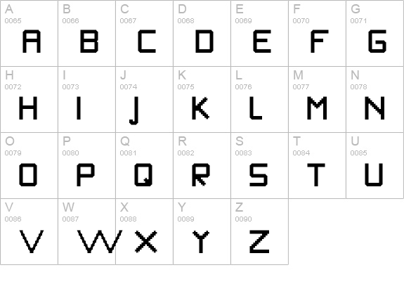 WLM Nova Sans ExtraBold Regular uppercase A-Z preview