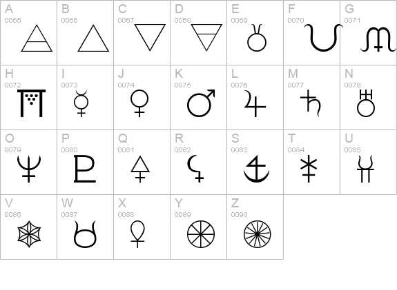 Woolbats uppercase A-Z preview