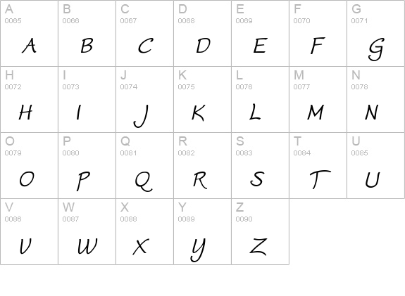 Worstveld Sling Bold Oblique uppercase A-Z preview