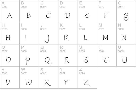 Worstveld Sling Extra uppercase A-Z preview