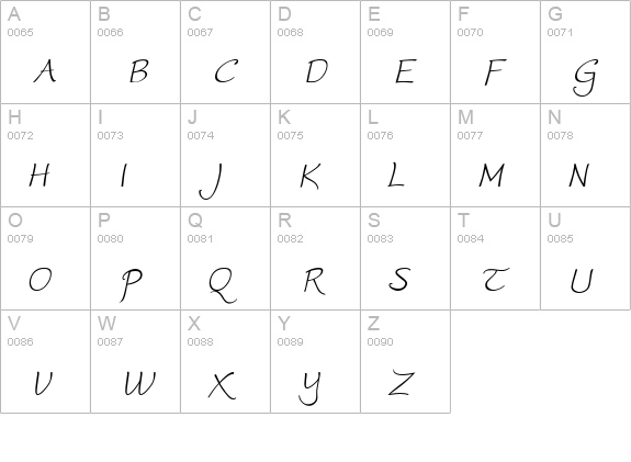 WorstveldSlingExtra2Oblique uppercase A-Z preview
