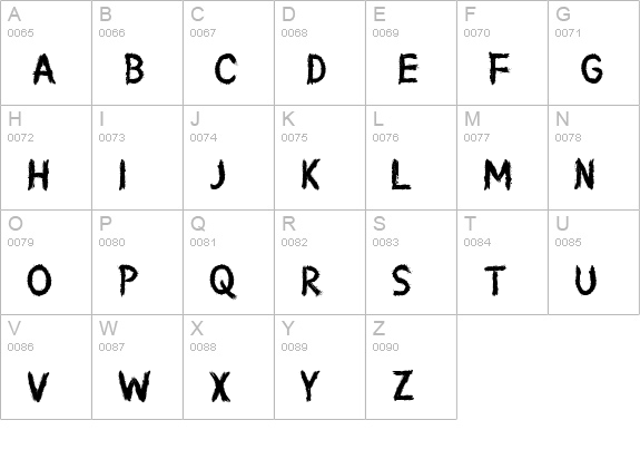 Writing Without Ink uppercase A-Z preview