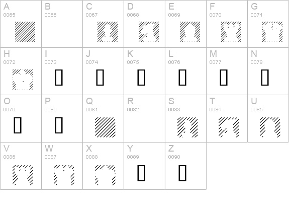 XChesstertonTwo uppercase A-Z preview