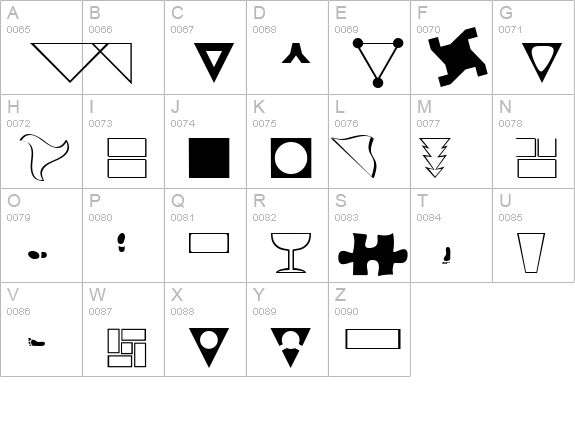 XMMCheckered uppercase A-Z preview