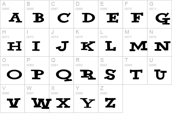 Yahoo uppercase A-Z preview
