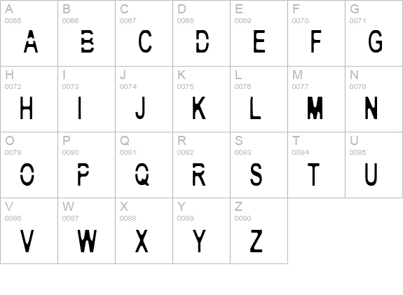 Yes, Sir! Regular uppercase A-Z preview