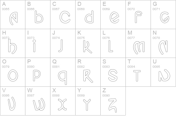 Yes:TimeWord uppercase A-Z preview