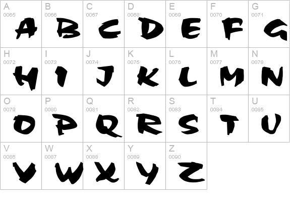 Yes:Union uppercase A-Z preview