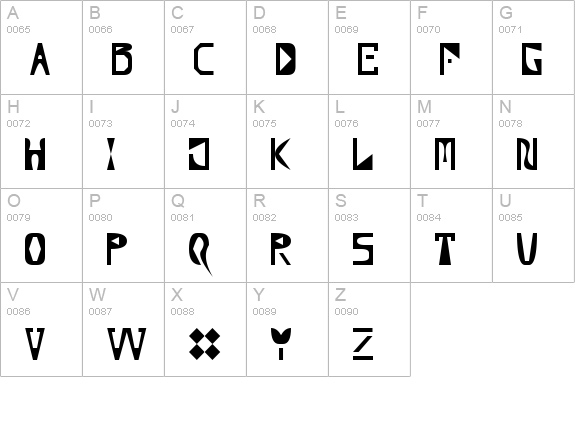 You Don't Want to Know uppercase A-Z preview