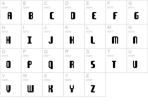Young at heart uppercase A-Z preview