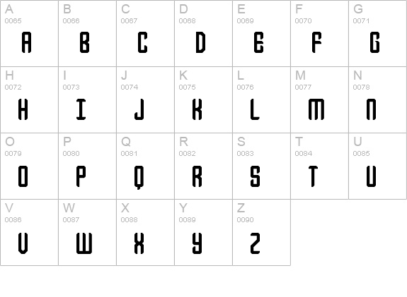 Your Complex BRK uppercase A-Z preview