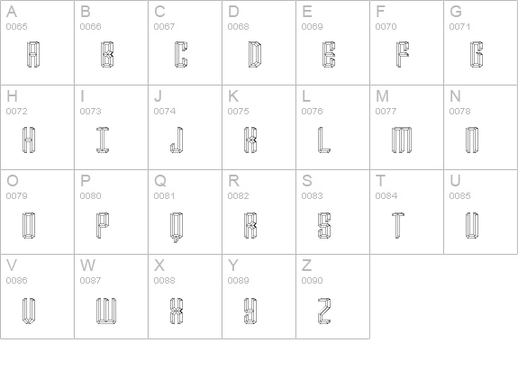 Your Complex O BRK uppercase A-Z preview