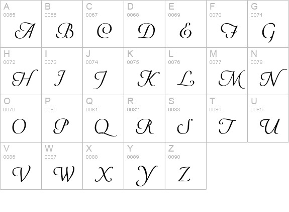 YoureInvited Heavy uppercase A-Z preview