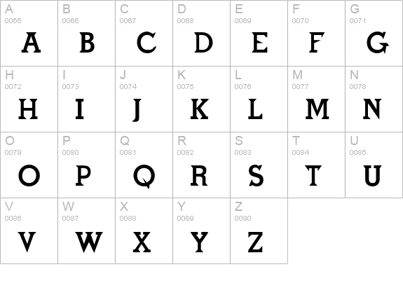 Yoyoyo uppercase A-Z preview