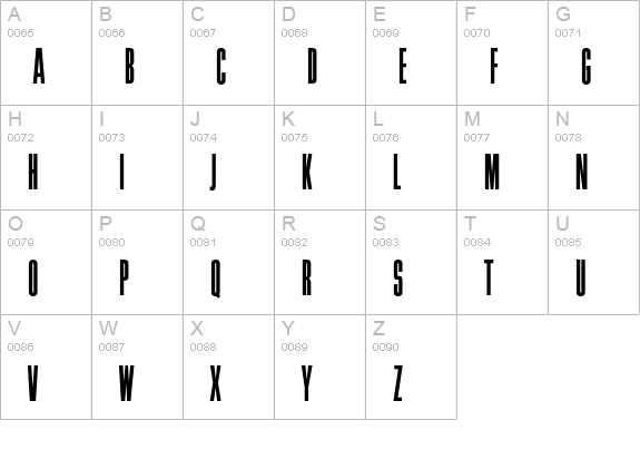 Ypsilon uppercase A-Z preview