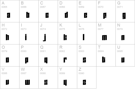 Zdyk Scorpio uppercase A-Z preview