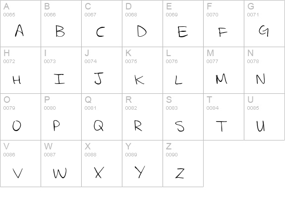 ZebraFlames Light uppercase A-Z preview