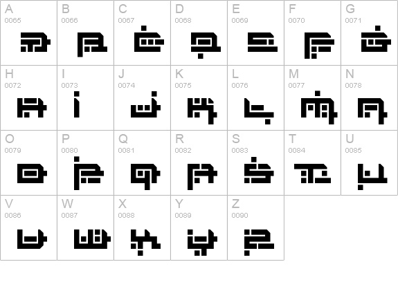 Zephyr Jubilee Regular uppercase A-Z preview