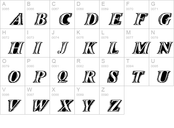 Zippo uppercase A-Z preview