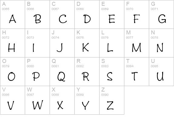 Zipty Do Std uppercase A-Z preview