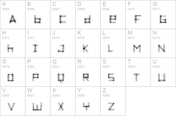 zoÃ« the zebra uppercase A-Z preview