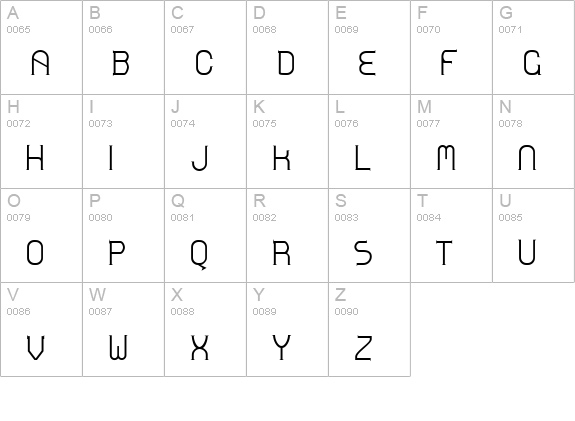 Zoloft uppercase A-Z preview
